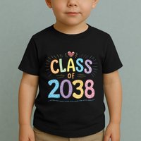 Funny Class Of 2038 Grow With Me First Day Of School Toddler T-Shirt