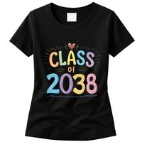 Funny Class Of 2038 Grow With Me First Day Of School Womens T-Shirt