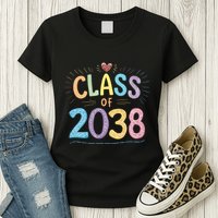 Funny Class Of 2038 Grow With Me First Day Of School Womens T-Shirt