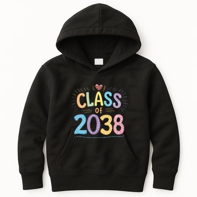 Funny Class Of 2038 Grow With Me First Day Of School Kids Hoodie