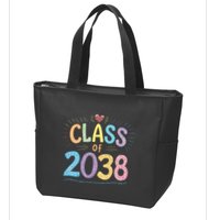 Funny Class Of 2038 Grow With Me First Day Of School Zip Tote Bag
