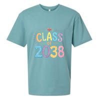 Funny Class Of 2038 Grow With Me First Day Of School Sueded Cloud Jersey T-Shirt
