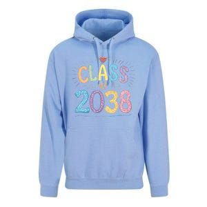 Funny Class Of 2038 Grow With Me First Day Of School Unisex Surf Hoodie