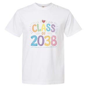 Funny Class Of 2038 Grow With Me First Day Of School Garment-Dyed Heavyweight T-Shirt