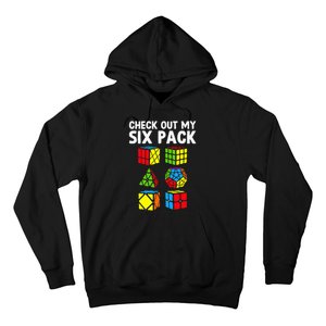 funny Check Out My Six Pack Puzzle Cube Hoodie