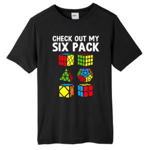 funny Check Out My Six Pack Puzzle Cube Tall Fusion ChromaSoft Performance T-Shirt