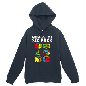 funny Check Out My Six Pack Puzzle Cube Urban Pullover Hoodie