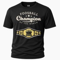 Foosball Champion Of The World Champ Cooling Performance Crew T-Shirt