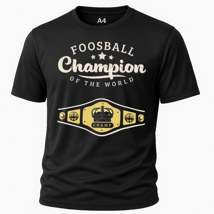 Foosball Champion Of The World Champ Cooling Performance Crew T-Shirt