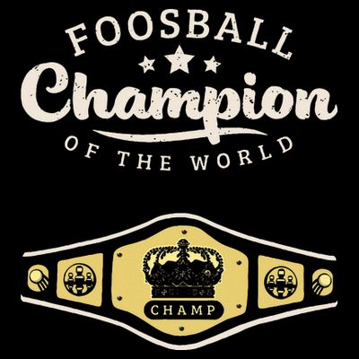 Foosball Champion Of The World Champ T-Shirt