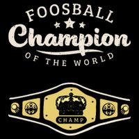 Foosball Champion Of The World Champ Drawstring Bag