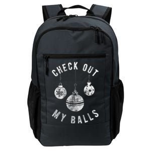 Funny Check Out My Balls Dirty Christmas Pajama Xmas Daily Commute Backpack