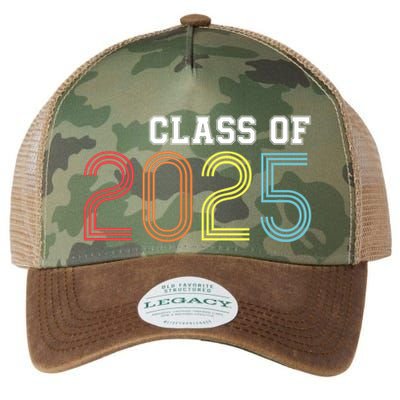 Funny Class Of 2025 Graduation Senior Class 2025 Senior Funny 2025 Graduation Legacy Tie Dye Trucker Hat