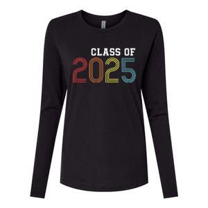 Funny Class Of 2025 Graduation Senior Class 2025 Senior Funny 2025 Graduation Womens Cotton Relaxed Long Sleeve T-Shirt