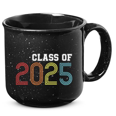 Funny Class Of 2025 Graduation Senior Class 2025 Senior Funny 2025 Graduation 15oz Campfire Ceramic Mug