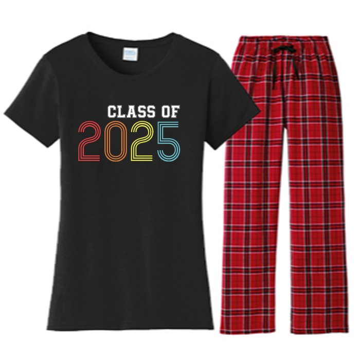 Funny Class Of 2025 Graduation Senior Class 2025 Senior Funny 2025 Graduation Women's Flannel Pajama Set