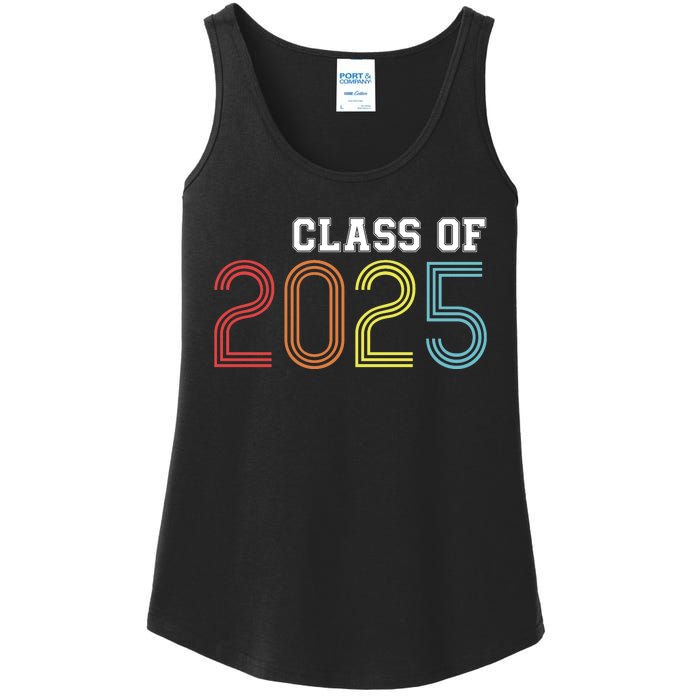 Funny Class Of 2025 Graduation Senior Class 2025 Senior Funny 2025 Graduation Ladies Essential Tank