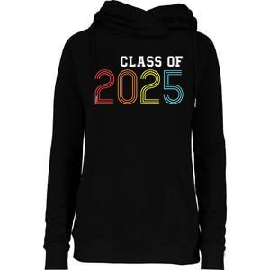 Funny Class Of 2025 Graduation Senior Class 2025 Senior Funny 2025 Graduation Womens Funnel Neck Pullover Hood