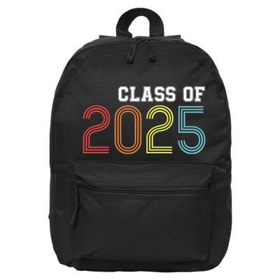Funny Class Of 2025 Graduation Senior Class 2025 Senior Funny 2025 Graduation 16 in Basic Backpack