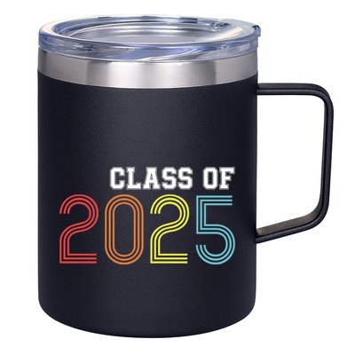 Funny Class Of 2025 Graduation Senior Class 2025 Senior Funny 2025 Graduation 12oz Stainless Steel Coffee Mug