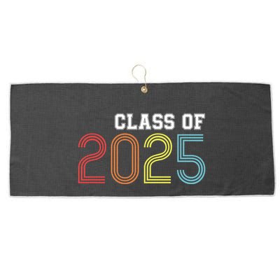 Funny Class Of 2025 Graduation Senior Class 2025 Senior Funny 2025 Graduation Large Microfiber Waffle Golf Towel