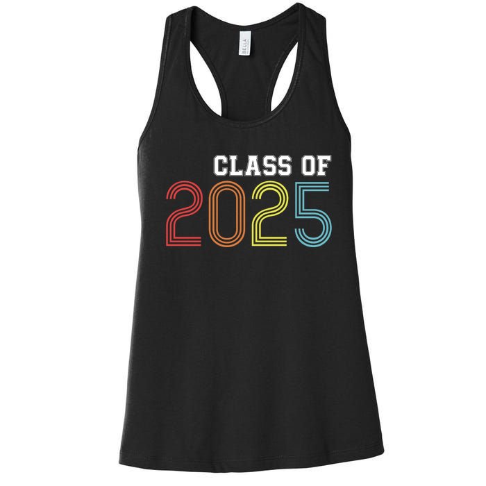 Funny Class Of 2025 Graduation Senior Class 2025 Senior Funny 2025 Graduation Women's Racerback Tank