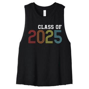 Funny Class Of 2025 Graduation Senior Class 2025 Senior Funny 2025 Graduation Women's Racerback Cropped Tank