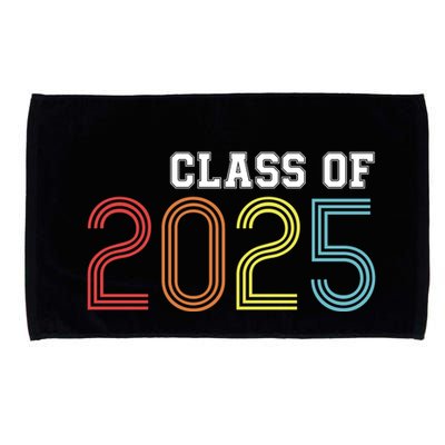 Funny Class Of 2025 Graduation Senior Class 2025 Senior Funny 2025 Graduation Microfiber Hand Towel