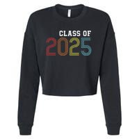 Funny Class Of 2025 Graduation Senior Class 2025 Senior Funny 2025 Graduation Cropped Pullover Crew