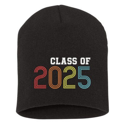 Funny Class Of 2025 Graduation Senior Class 2025 Senior Funny 2025 Graduation Short Acrylic Beanie