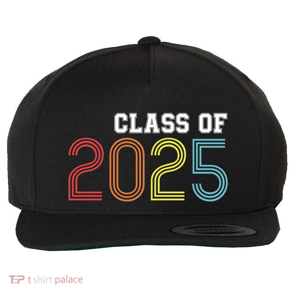 Funny Class Of 2025 Graduation Senior Class 2025 Senior Funny 2025 Graduation Wool Snapback Cap