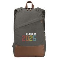 Funny Class Of 2025 Graduation Senior Class 2025 Senior Funny 2025 Graduation Cotton Canvas Backpack