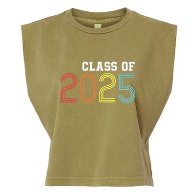 Funny Class Of 2025 Graduation Senior Class 2025 Senior Funny 2025 Graduation Garment-Dyed Women's Muscle Tee