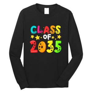 Funny Class Of 2035 Kindergarten Back To School Long Sleeve Shirt