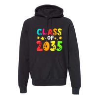 Funny Class Of 2035 Kindergarten Back To School Premium Hoodie