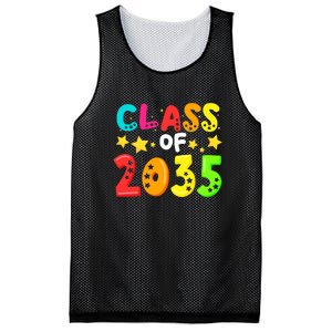 Funny Class Of 2035 Kindergarten Back To School Mesh Reversible Basketball Jersey Tank