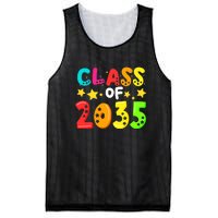 Funny Class Of 2035 Kindergarten Back To School Mesh Reversible Basketball Jersey Tank