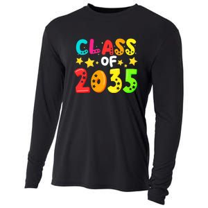 Funny Class Of 2035 Kindergarten Back To School Cooling Performance Long Sleeve Crew