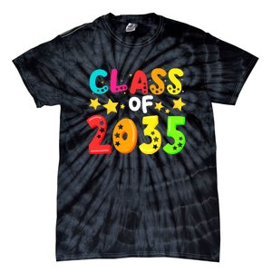 Funny Class Of 2035 Kindergarten Back To School Tie-Dye T-Shirt