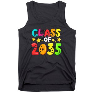 Funny Class Of 2035 Kindergarten Back To School Tank Top