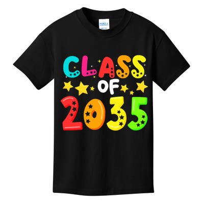 Funny Class Of 2035 Kindergarten Back To School Kids T-Shirt