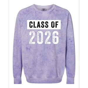 Funny Class Of 2026 Graduation Senior Class 2026 Senior Funny 2026 Graduation Colorblast Crewneck Sweatshirt