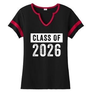 Funny Class Of 2026 Graduation Senior Class 2026 Senior Funny 2026 Graduation Ladies Halftime Notch Neck Tee