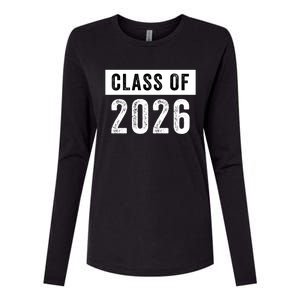 Funny Class Of 2026 Graduation Senior Class 2026 Senior Funny 2026 Graduation Womens Cotton Relaxed Long Sleeve T-Shirt