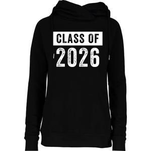 Funny Class Of 2026 Graduation Senior Class 2026 Senior Funny 2026 Graduation Womens Funnel Neck Pullover Hood