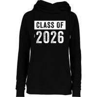 Funny Class Of 2026 Graduation Senior Class 2026 Senior Funny 2026 Graduation Womens Funnel Neck Pullover Hood