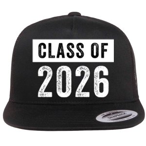 Funny Class Of 2026 Graduation Senior Class 2026 Senior Funny 2026 Graduation Flat Bill Trucker Hat