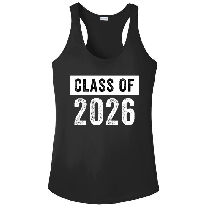 Funny Class Of 2026 Graduation Senior Class 2026 Senior Funny 2026 Graduation Ladies PosiCharge Competitor Racerback Tank