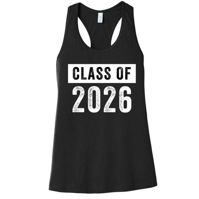 Funny Class Of 2026 Graduation Senior Class 2026 Senior Funny 2026 Graduation Women's Racerback Tank