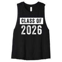 Funny Class Of 2026 Graduation Senior Class 2026 Senior Funny 2026 Graduation Women's Racerback Cropped Tank